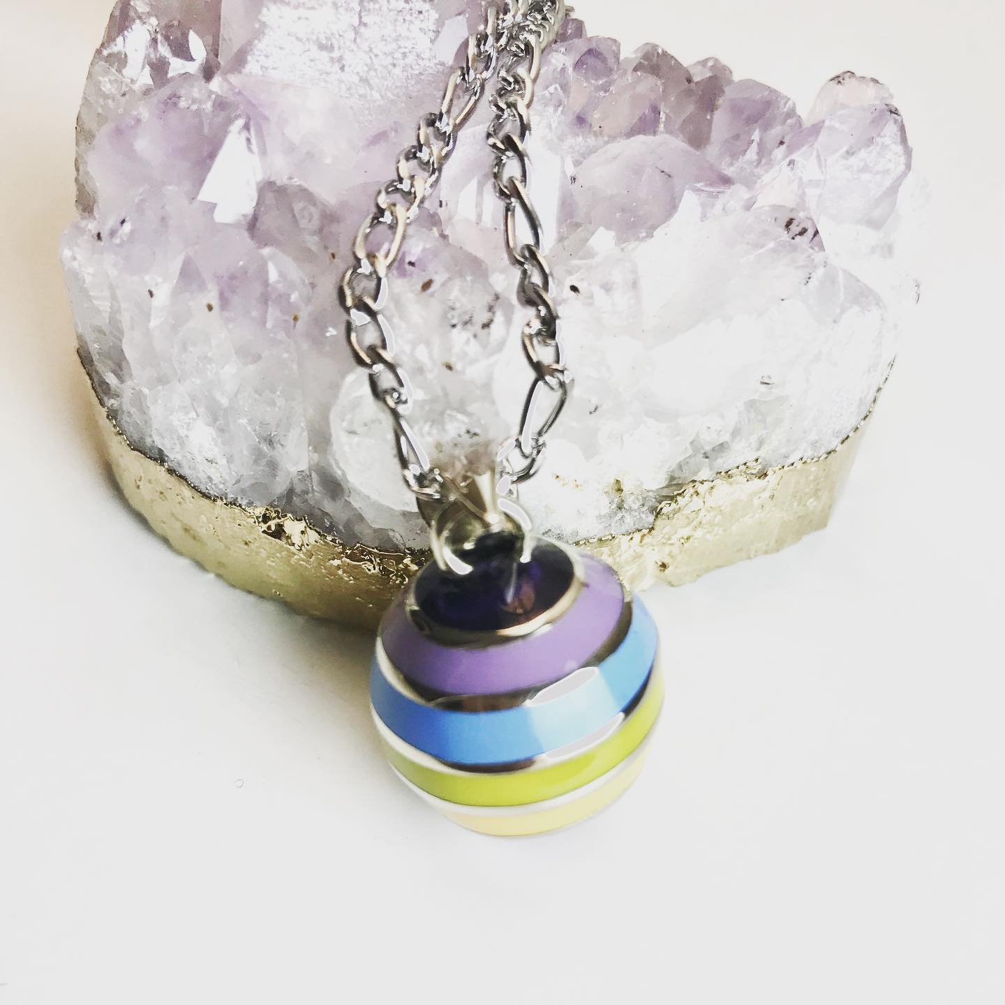 ANGEL CALLER WITH CHAKRAS COLORS