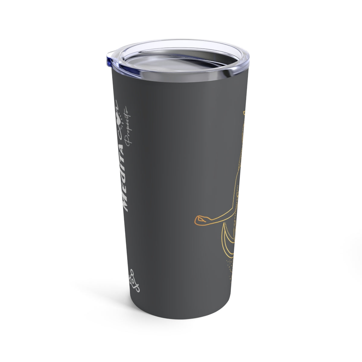 MEDITA CON PROPÓSITO - SPIRITUAL WOMAN TUMBLER
