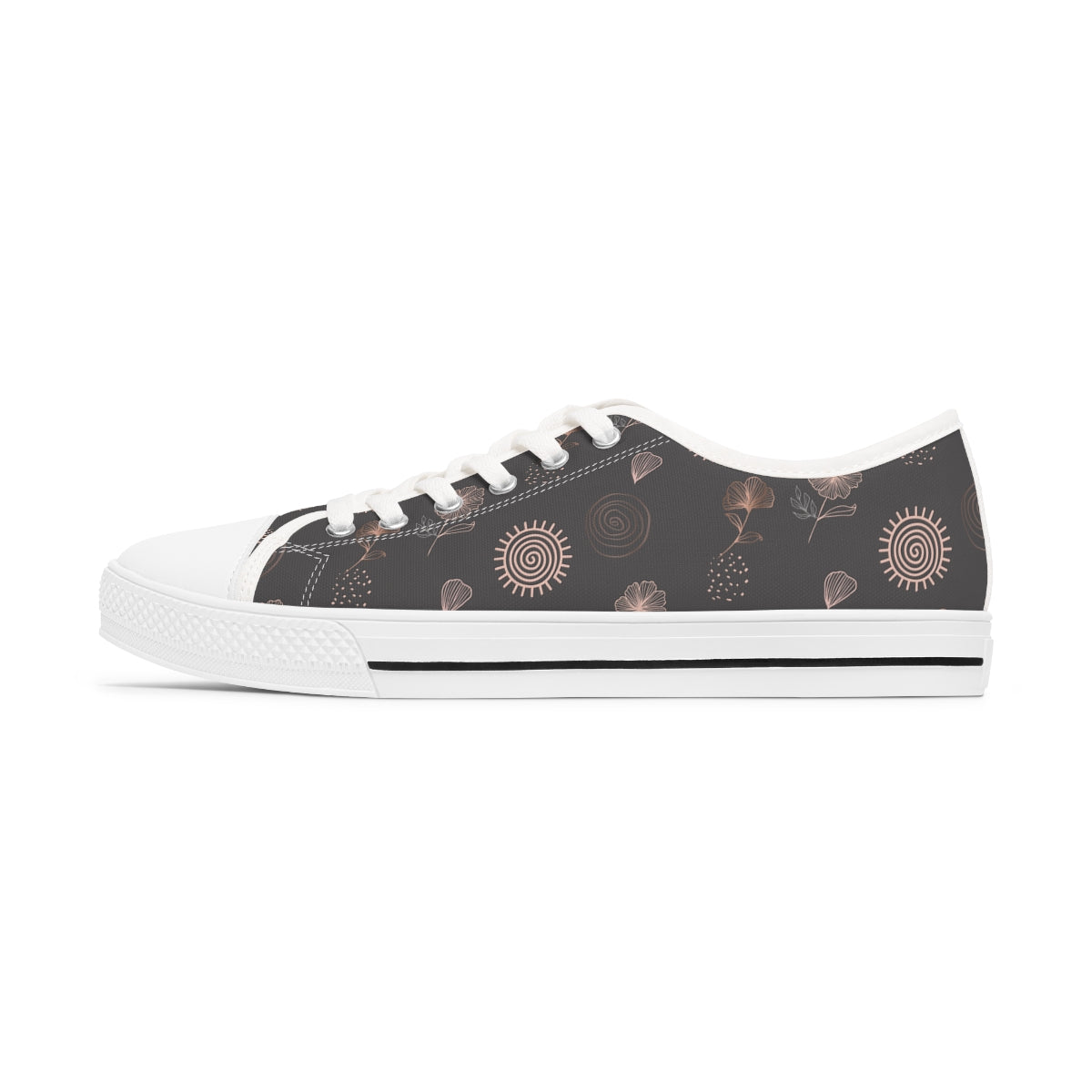 AFIRMACIONES CON PROPÓSITO GRAY LOW TOP SNEAKERS