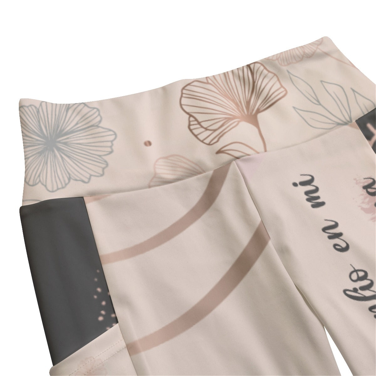 AFIRMACIONES CON PROPÓSITO YOGA PANTS WITH SIDE POCKET