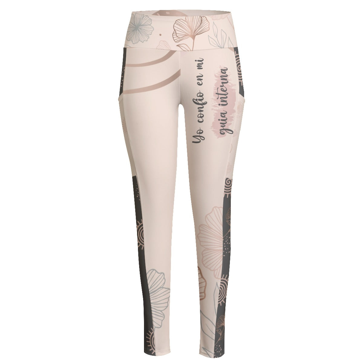 AFIRMACIONES CON PROPÓSITO YOGA PANTS WITH SIDE POCKET