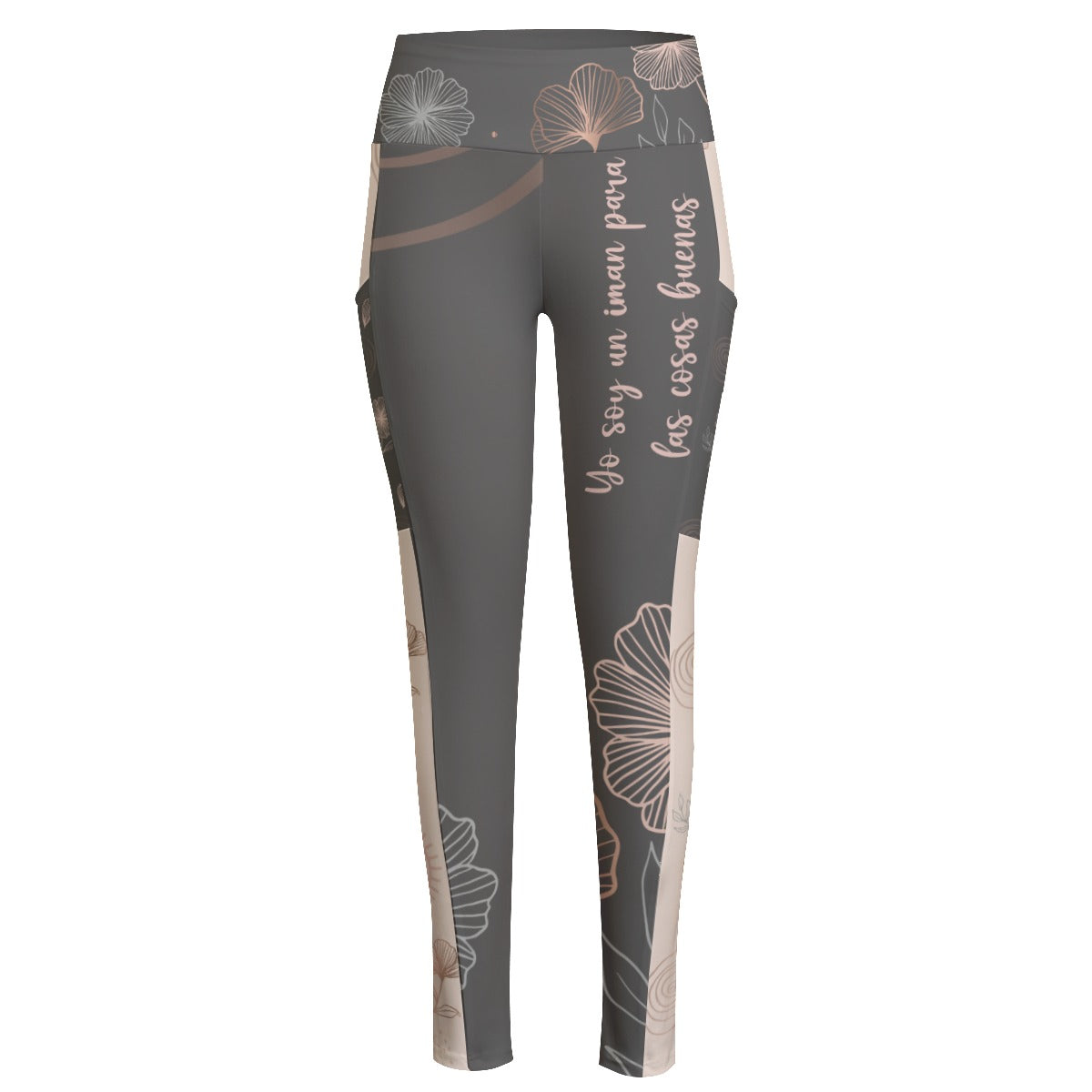 AFIRMACIONES CON PROPÓSITO YOGA PANTS WITH SIDE POCKET