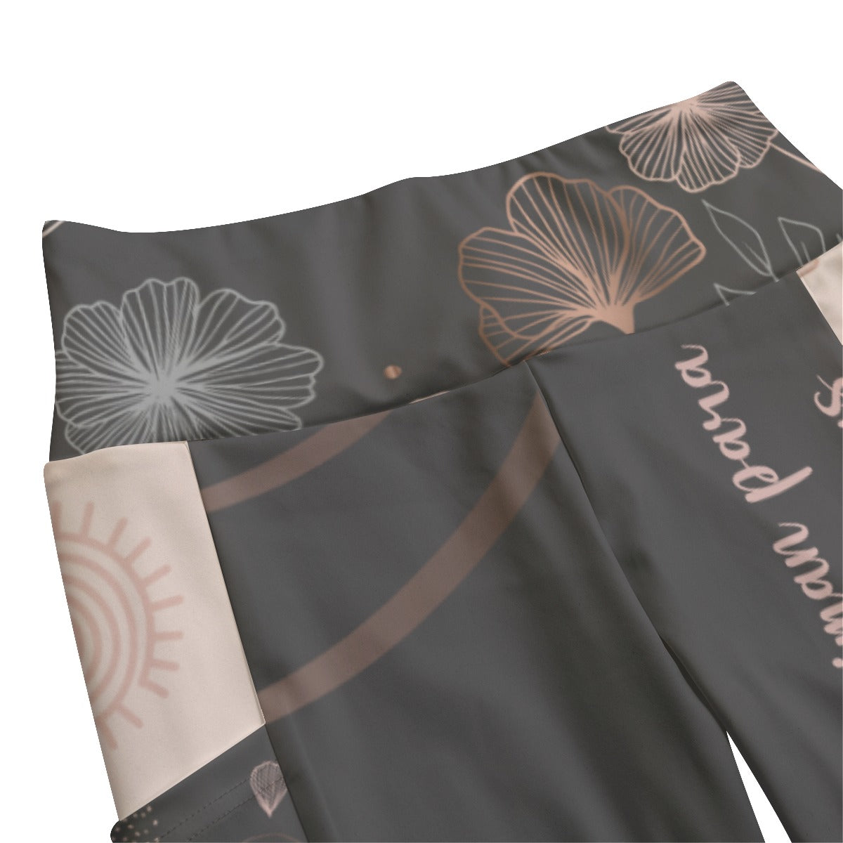 AFIRMACIONES CON PROPÓSITO YOGA PANTS WITH SIDE POCKET