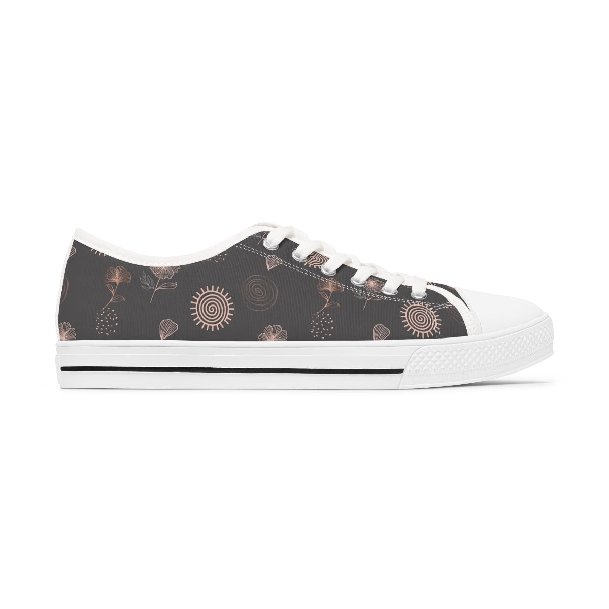 AFIRMACIONES CON PROPÓSITO GRAY LOW TOP SNEAKERS