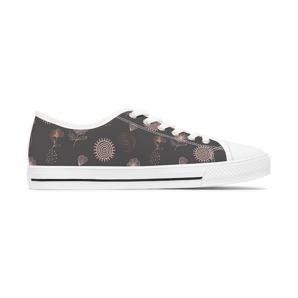 AFIRMACIONES CON PROPÓSITO GRAY LOW TOP SNEAKERS