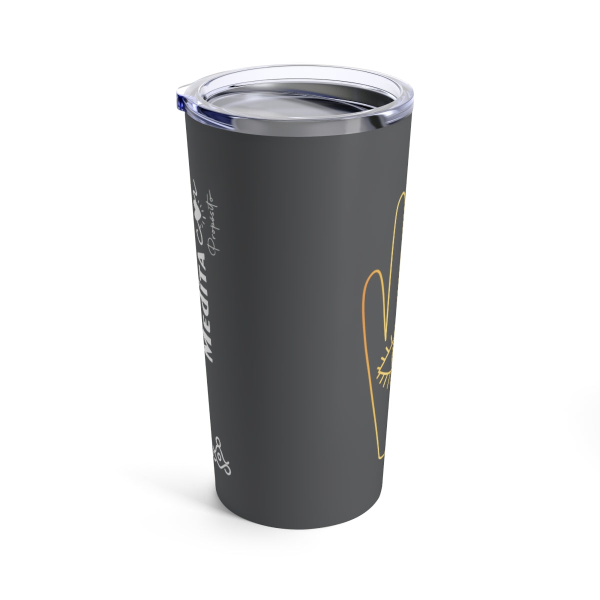 MEDITA CON PROPÓSITO - SPIRITUAL HAND TUMBLER