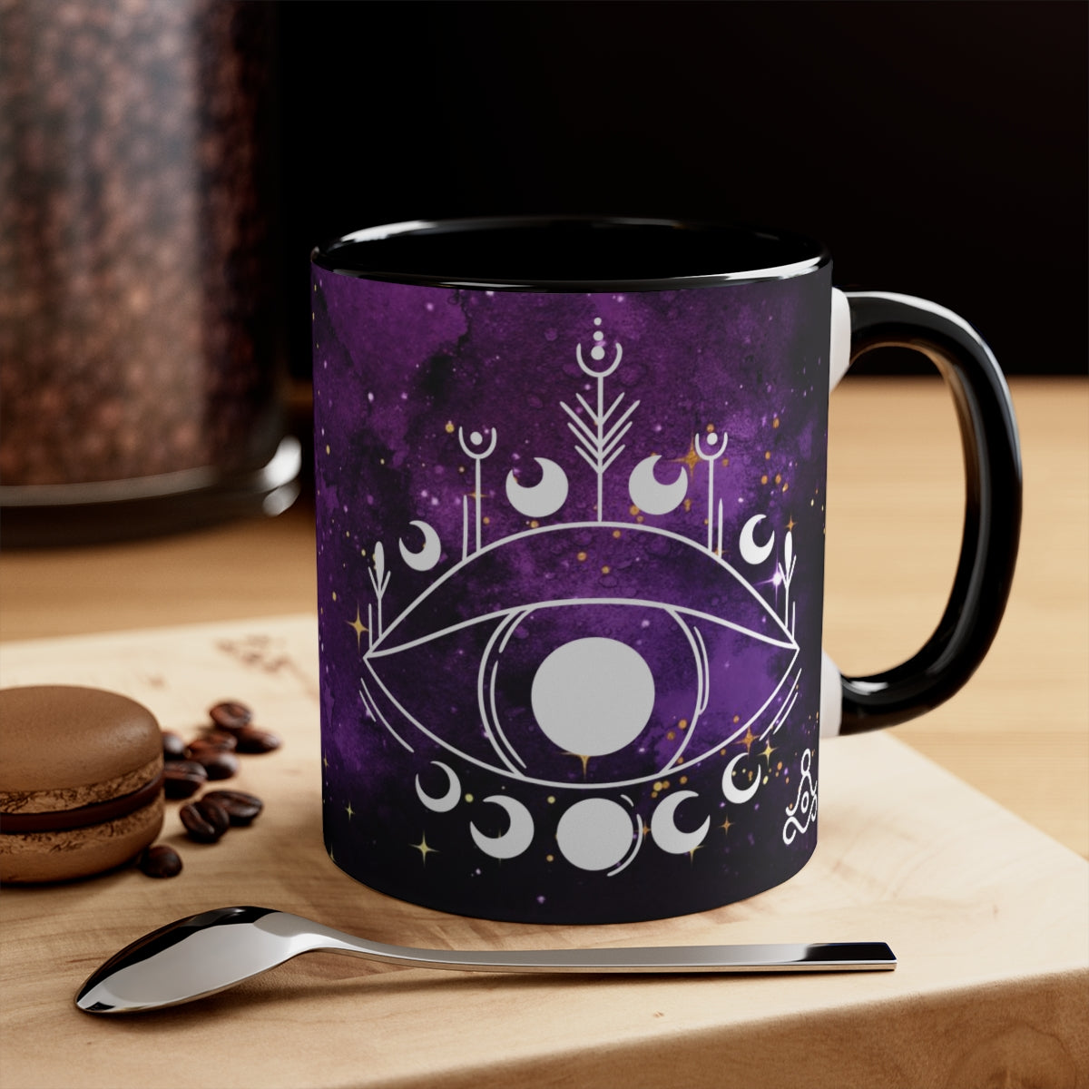 MYSTERIOUS GARDEN - EVIL EYE POWER AND PROSPERITY PROTECTION 11OZ MUG