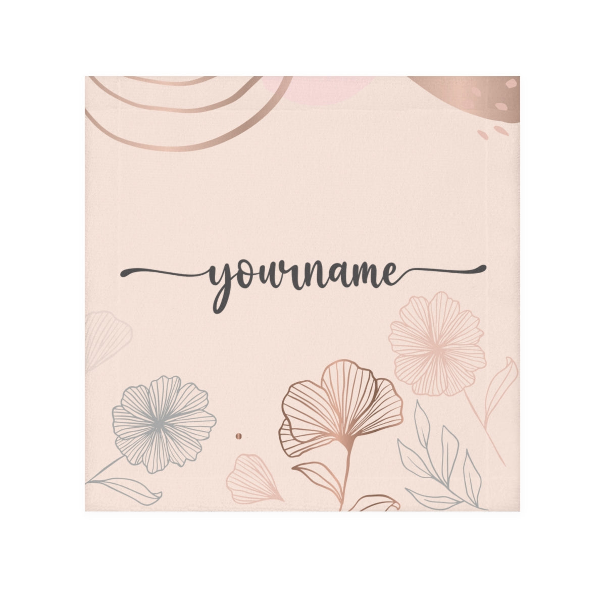 AFIRMACIONES CON PROPÓSITO CUSTOMIZED FACE TOWEL - PINK