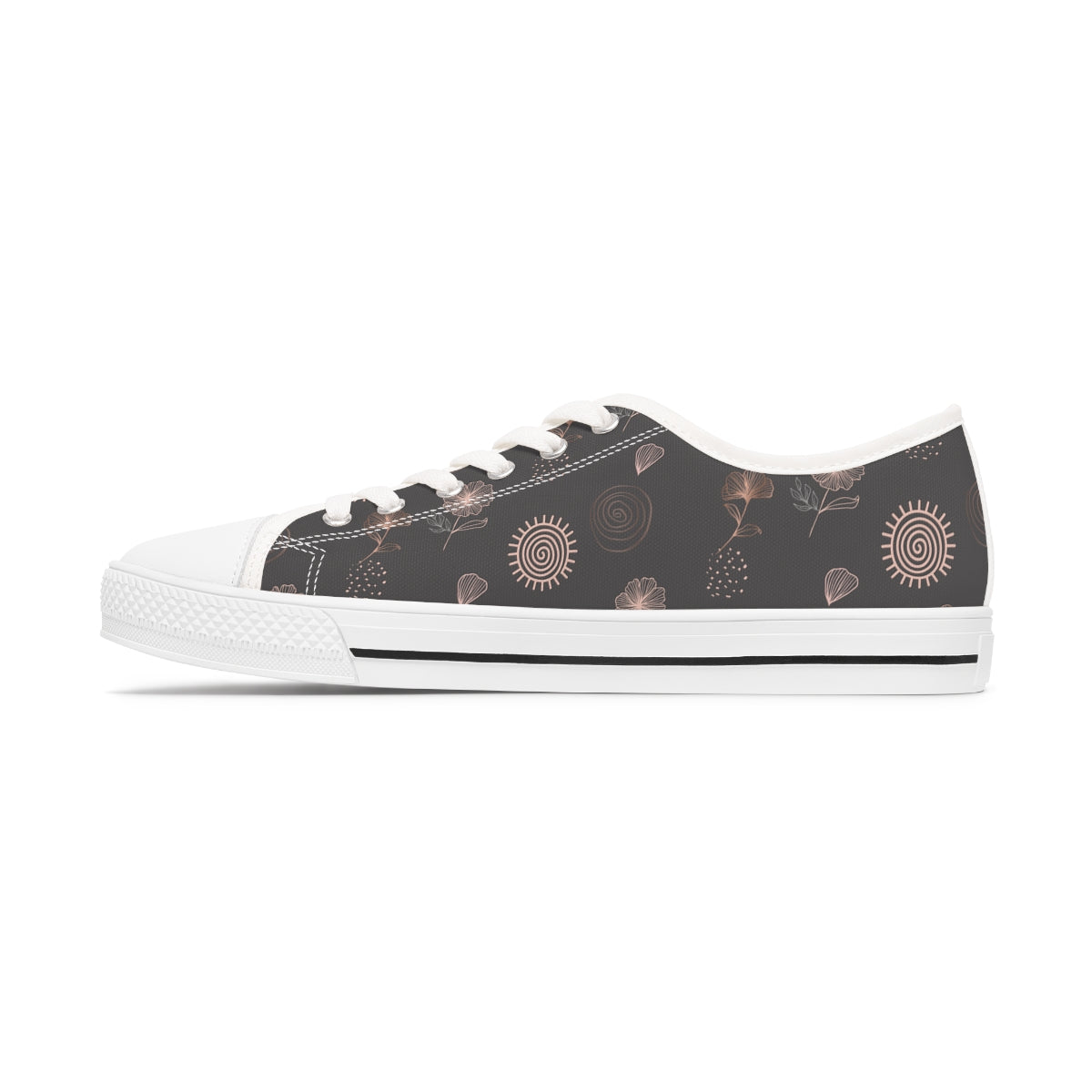 AFIRMACIONES CON PROPÓSITO GRAY LOW TOP SNEAKERS
