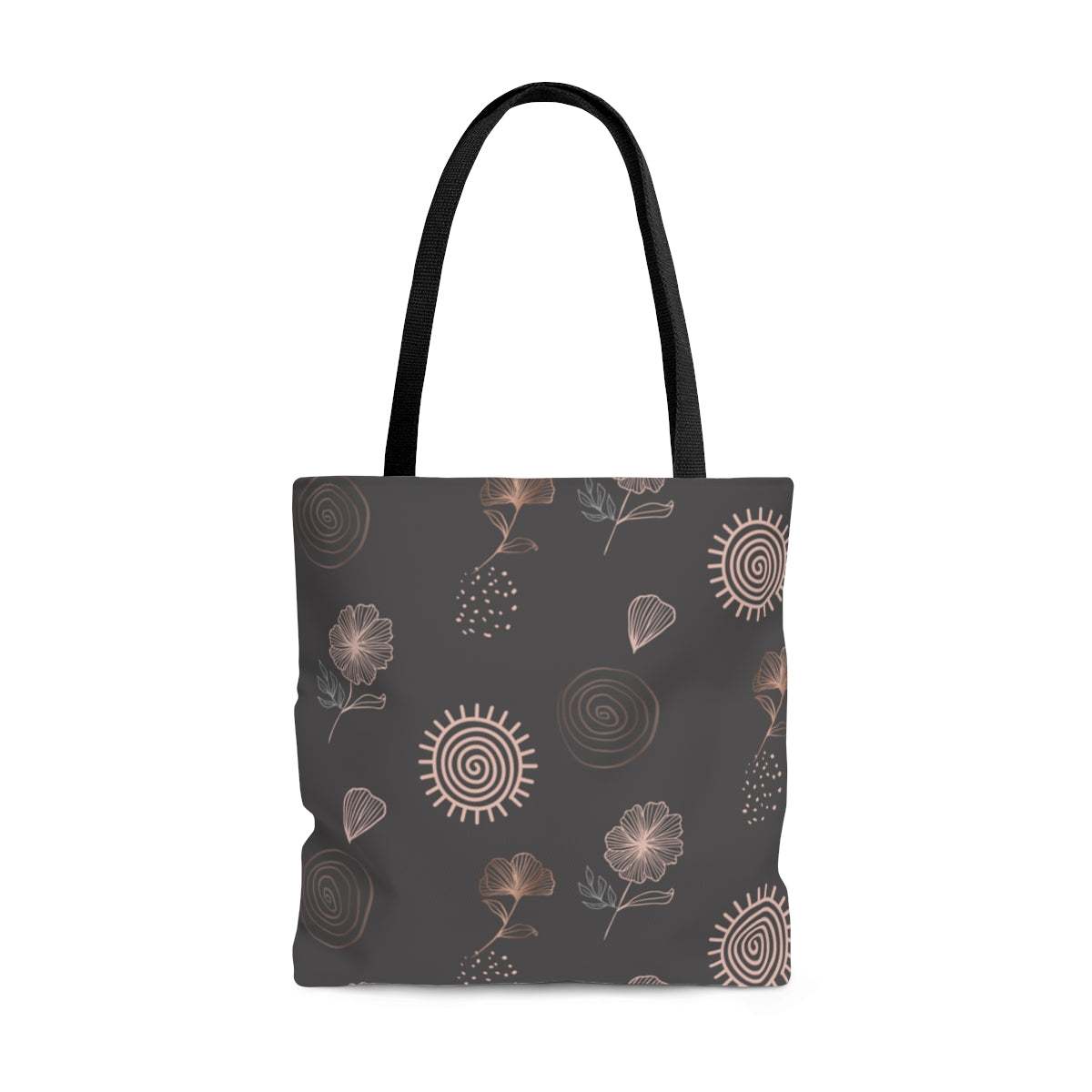 AFIRMACIONES CON PROPÓSITO AWAKEN VIBRATIONS GRAY TOTE BAG
