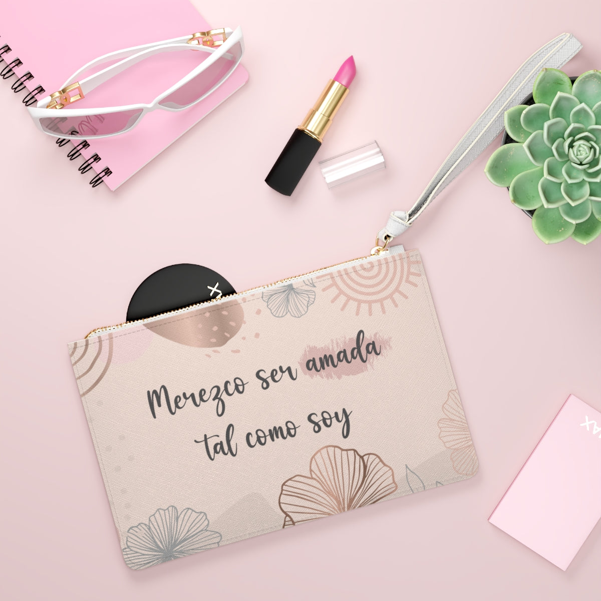 AFIRMACIONES CON PROPÓSITO CLUTCH BAG