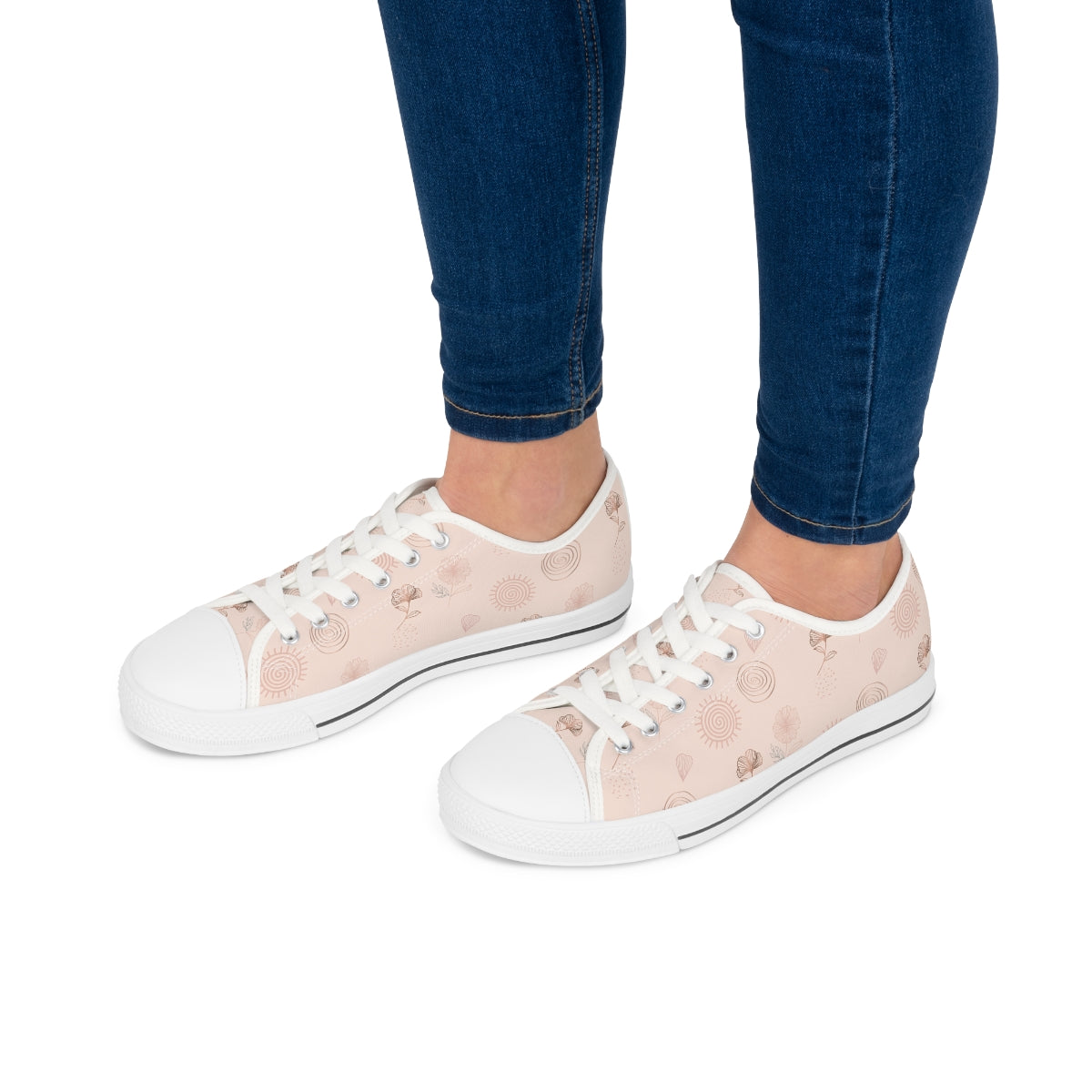 AFIRMACIONES CON PROPÓSITO PINK LOW TOP SNEAKERS