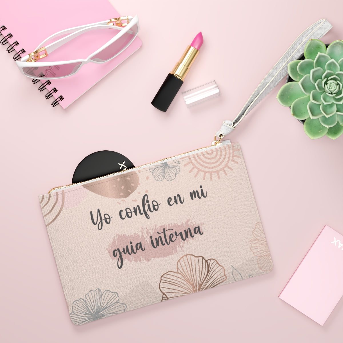 AFIRMACIONES CON PROPÓSITO CLUTCH BAG