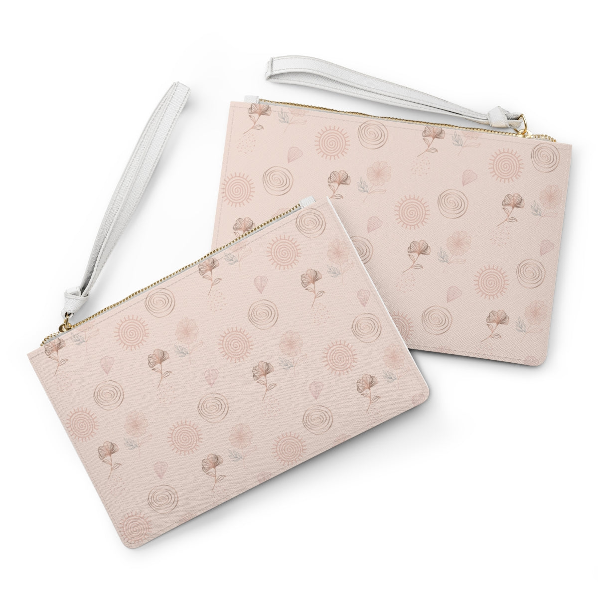 AFIRMACIONES CON PROPÓSITO AWAKEN VIBRATIONS PINK CLUTCH BAG
