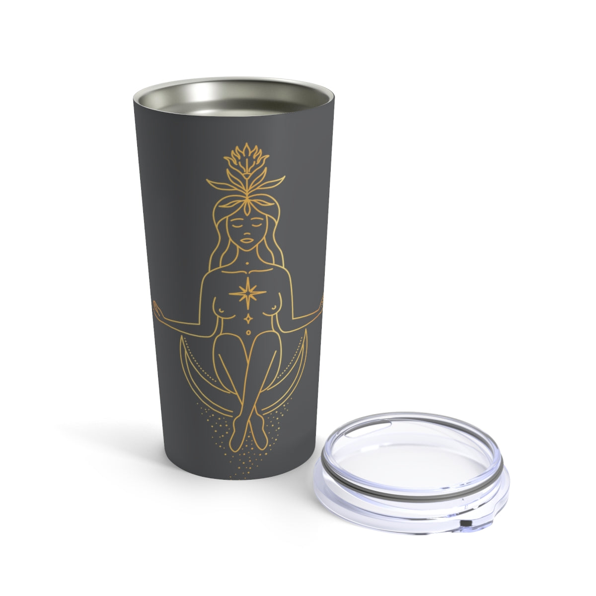MEDITA CON PROPÓSITO - SPIRITUAL WOMAN TUMBLER