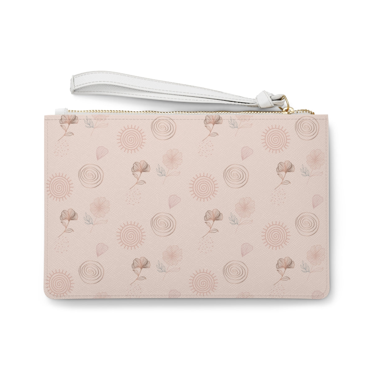 AFIRMACIONES CON PROPÓSITO AWAKEN VIBRATIONS PINK CLUTCH BAG