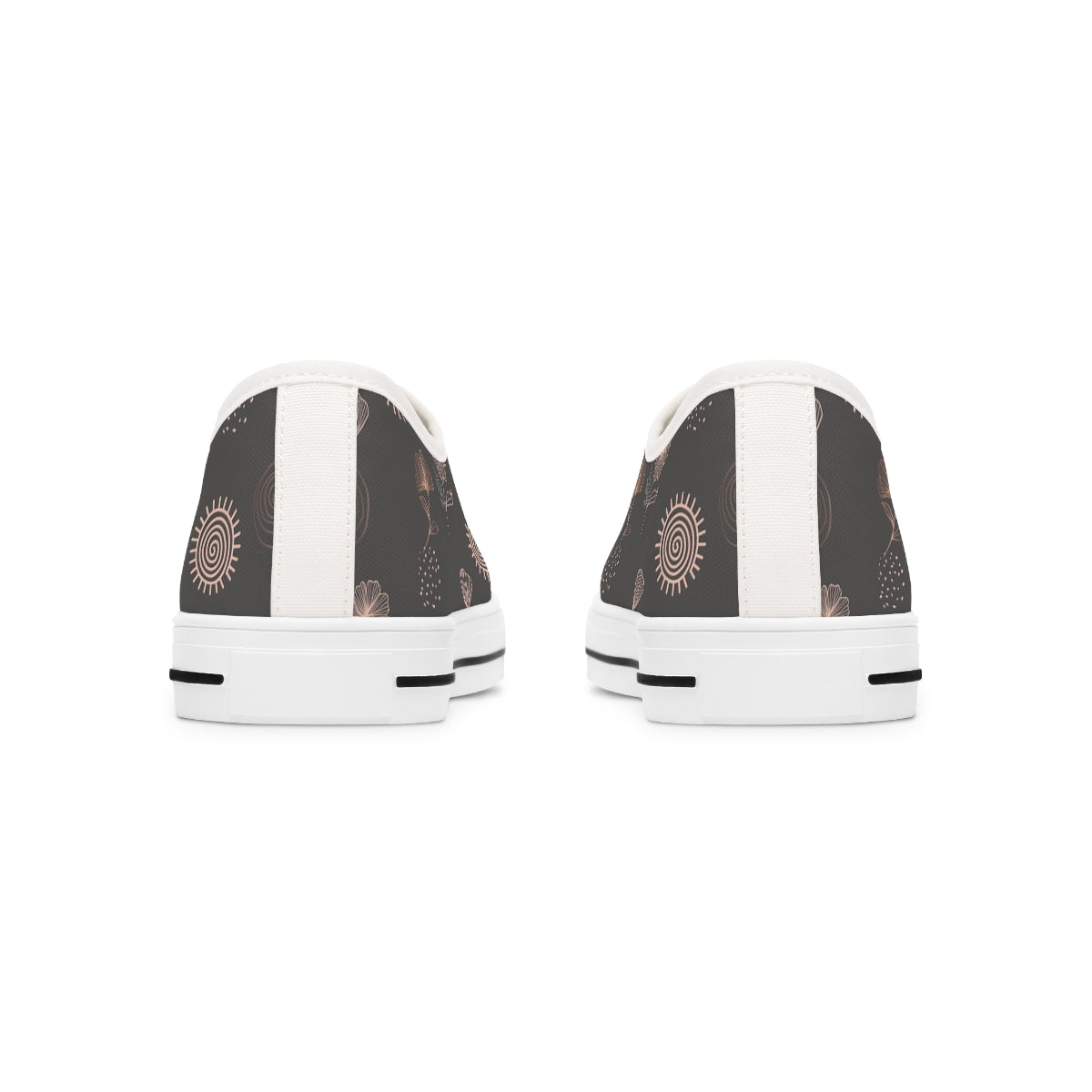 AFIRMACIONES CON PROPÓSITO GRAY LOW TOP SNEAKERS