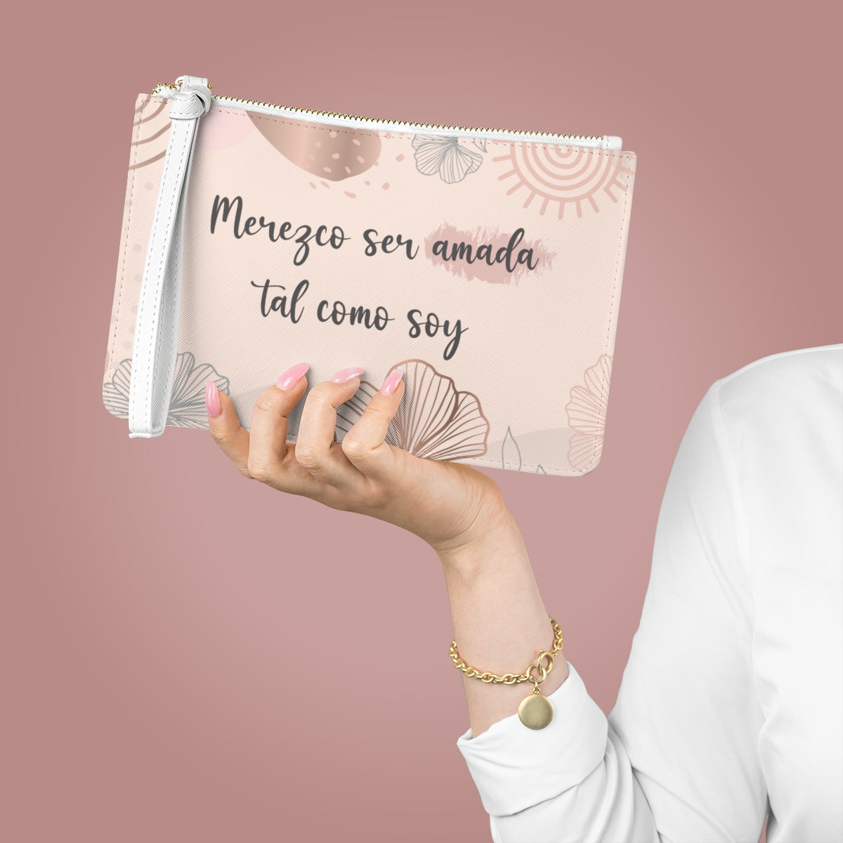 AFIRMACIONES CON PROPÓSITO CLUTCH BAG