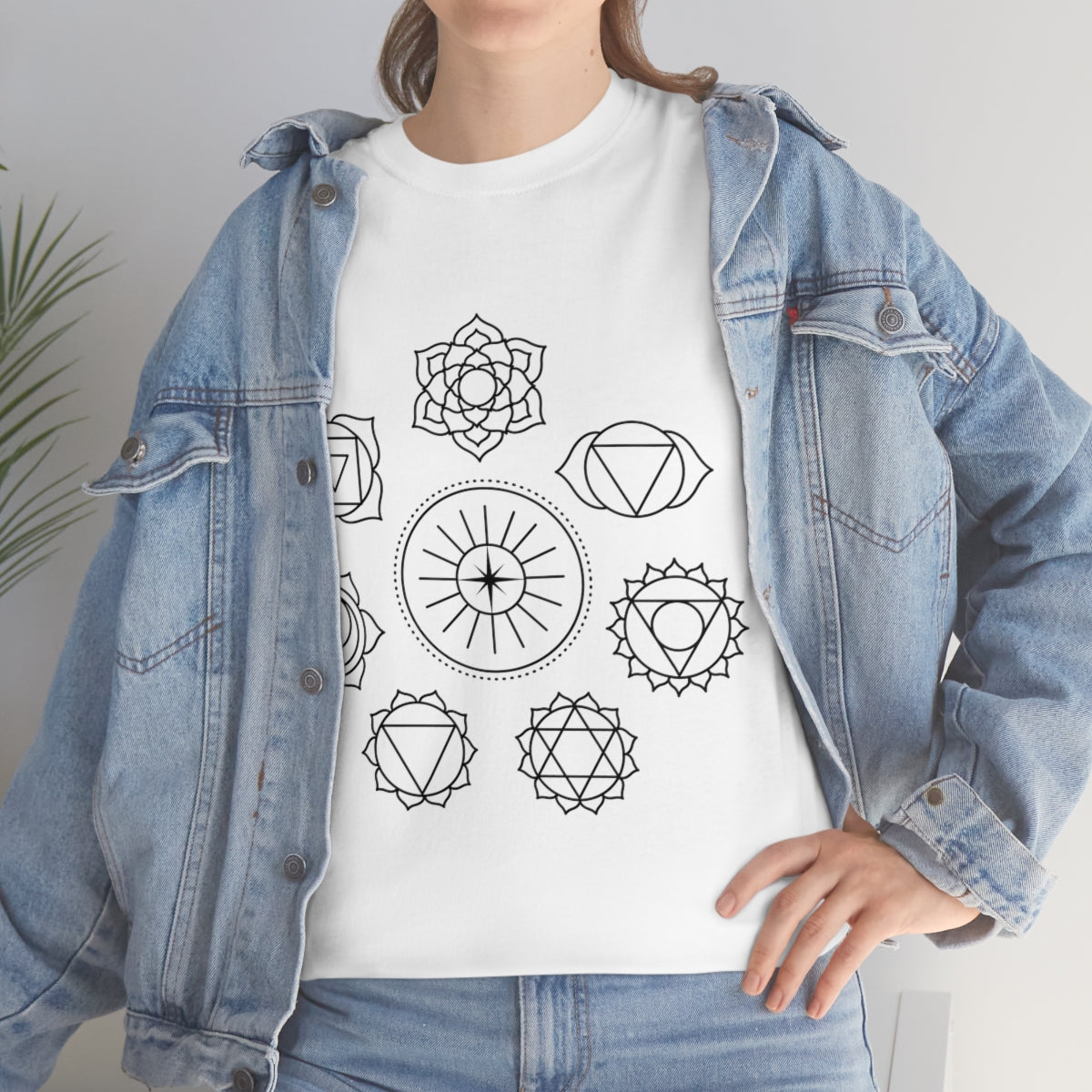 MEDITA CON PROPÓSITO - CHAKRAS TEE