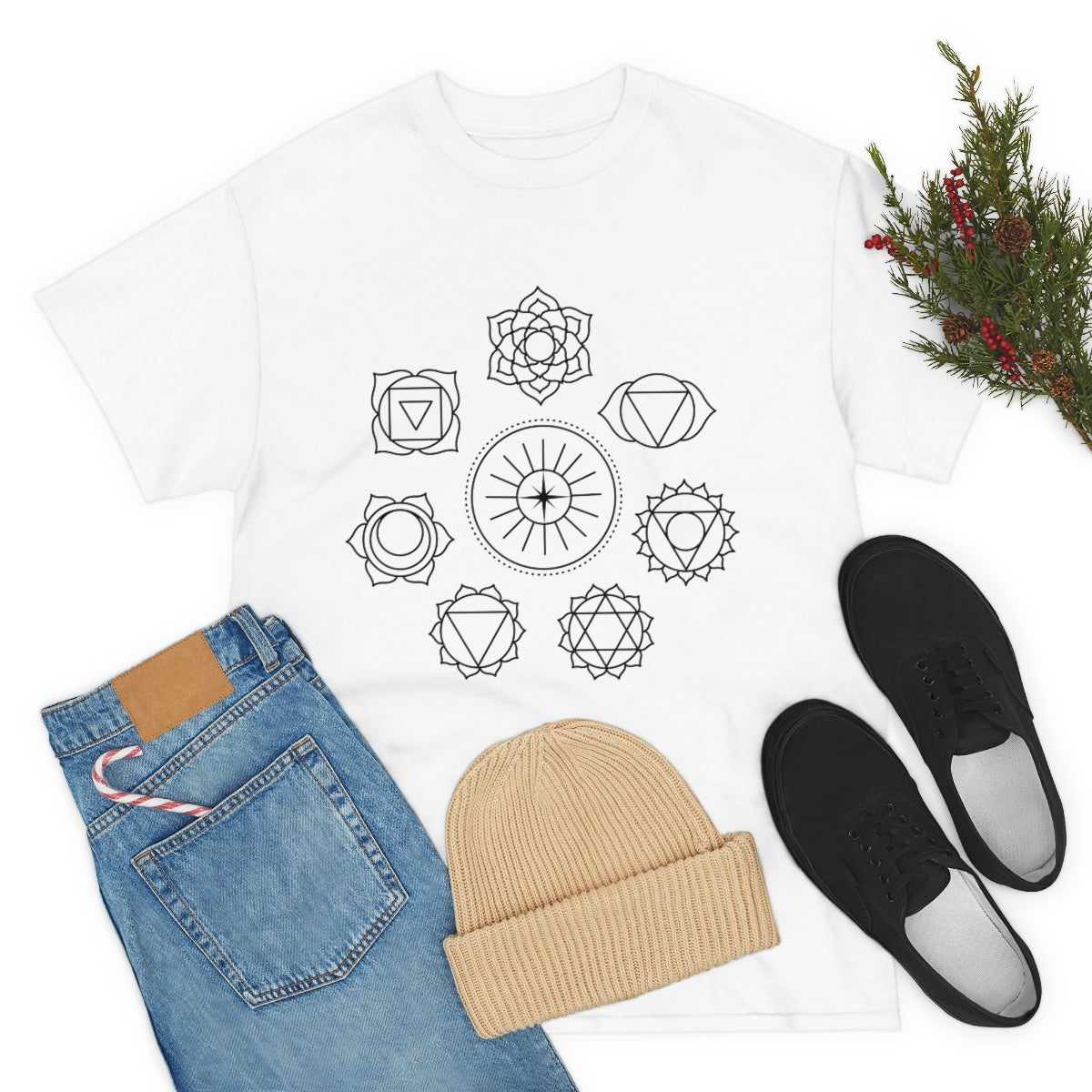 MEDITA CON PROPÓSITO - CHAKRAS TEE