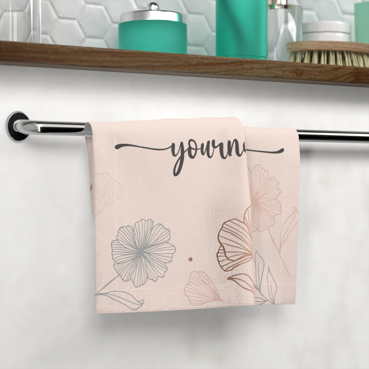 AFIRMACIONES CON PROPÓSITO CUSTOMIZED FACE TOWEL - PINK