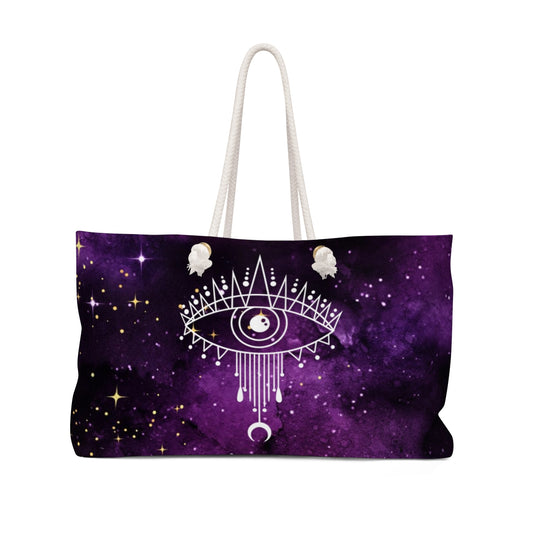 MYSTERIOUS GARDEN - EVIL EYE HEALTH PROTECTION WEEKENDER BAG