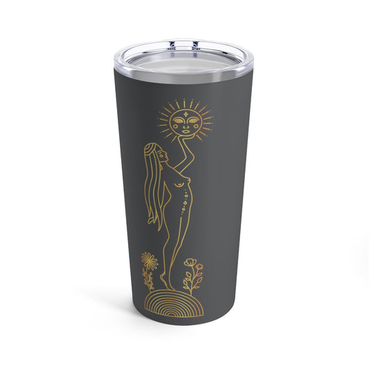 MEDITA CON PROPÓSITO - SUNNY WOMAN TUMBLER