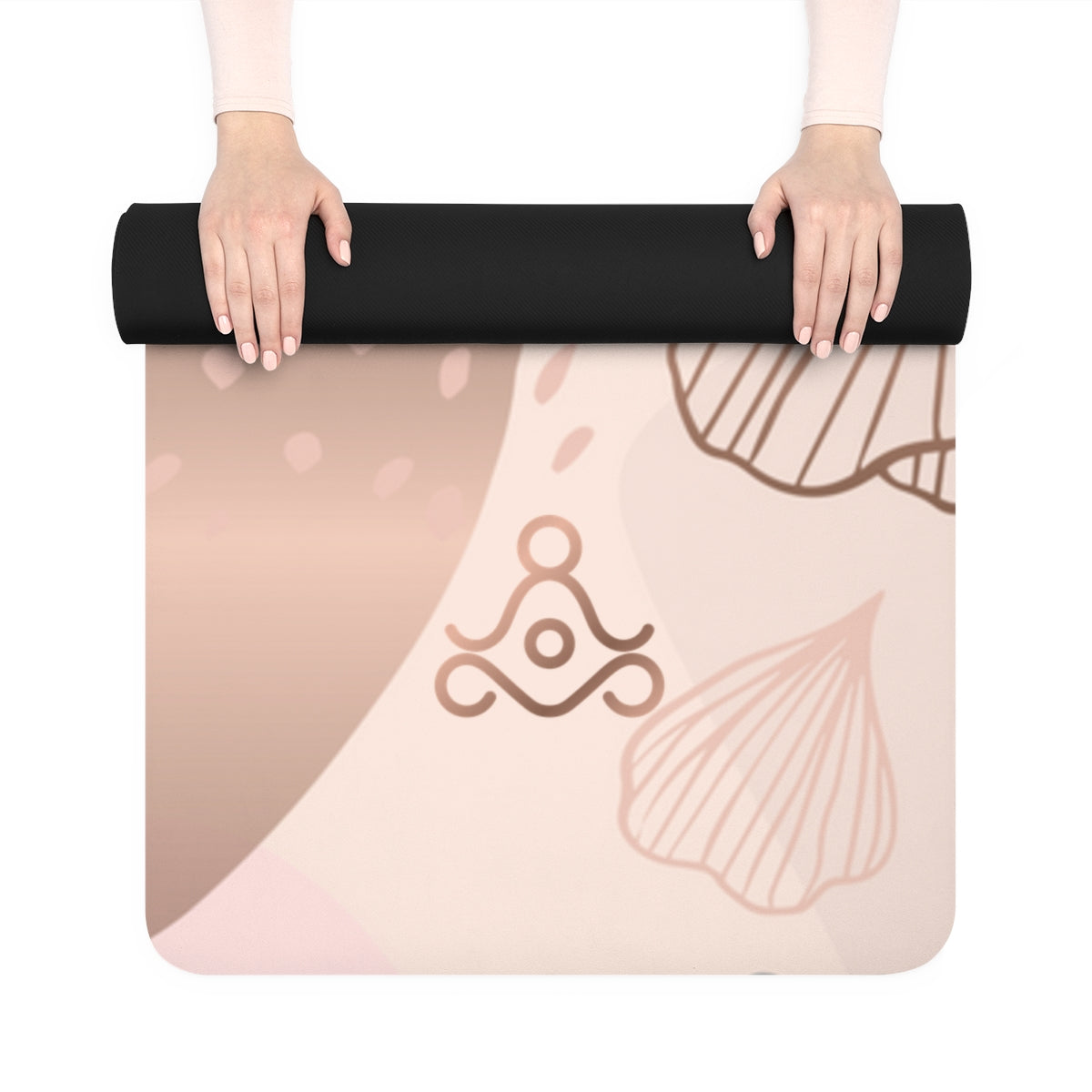 AFIRMACIONES CON PROPÓSITO PINK YOGA MAT - CUSTOMIZE YOUR NAME