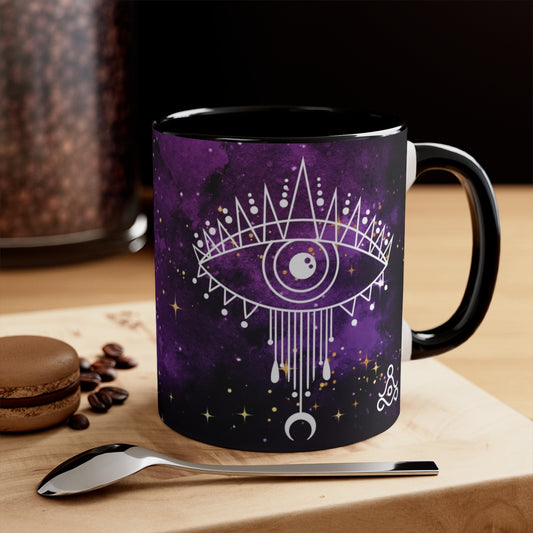 MYSTERIOUS GARDEN - EVIL EYE HEALTH PROTECTION 11OZ MUG