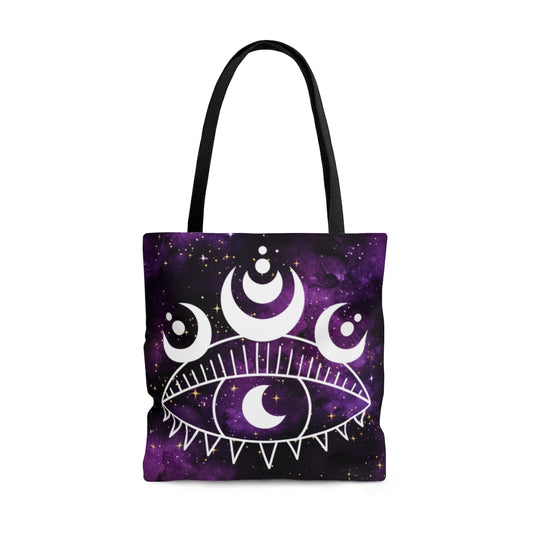 MYSTERIOUS GARDEN - EVIL EYE SUCCESS PROTECTION TOTE BAG