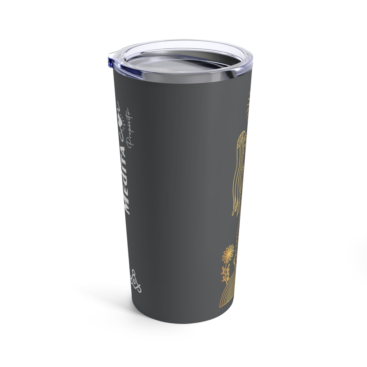 MEDITA CON PROPÓSITO - SUNNY WOMAN TUMBLER