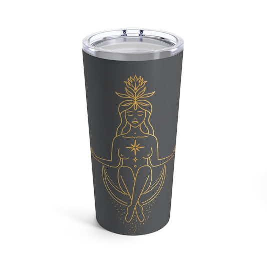 MEDITA CON PROPÓSITO - SPIRITUAL WOMAN TUMBLER